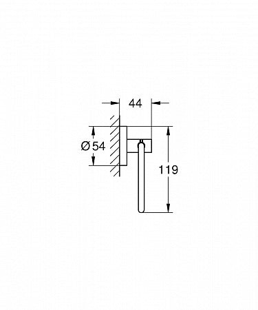 Móc giấy Grohe Essentials 40689DL1