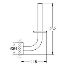 Móc giấy Grohe Essentials 40385DL1