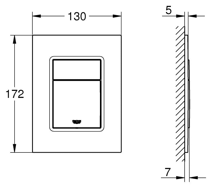 Nút nhấn Grohe Skate Cosmopolitan S 37535AL0