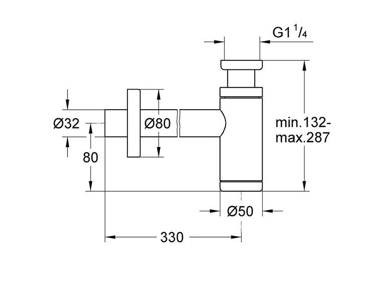 Ống Thải Grohe 28912000