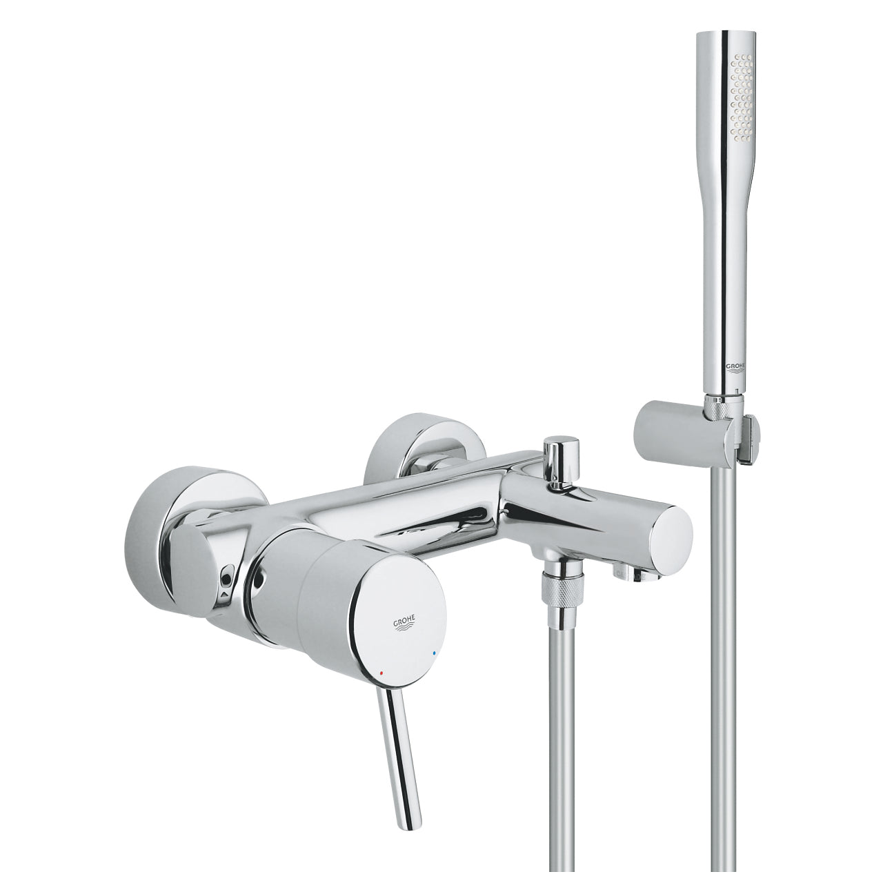 Bộ trộn nổi + gác sen + tay sen + Dây sen Grohe Concetto 32212001