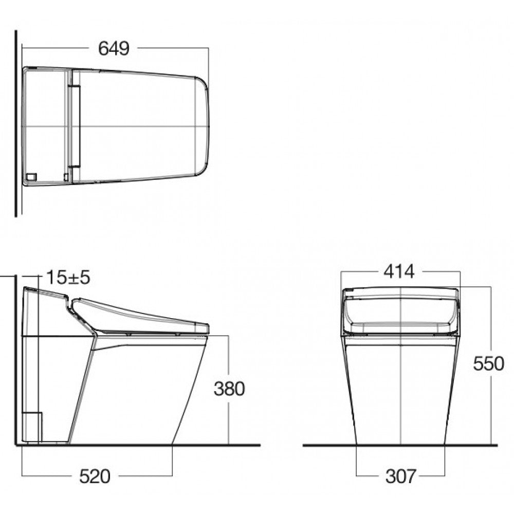 Bồn cầu điện tử American Standard WP-1806