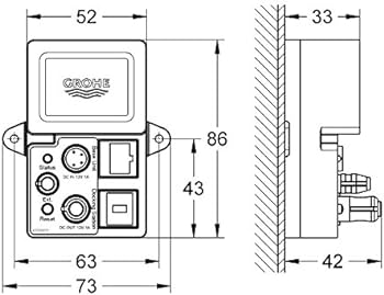Bộ điều khiển Bluetooth unit BT-01A Grohe 36371000