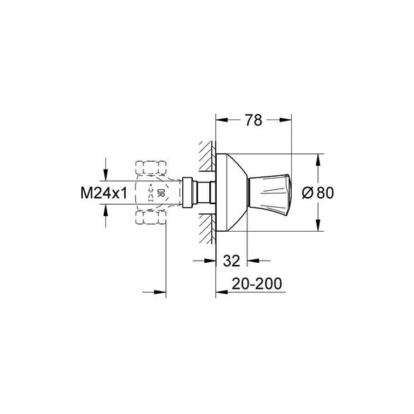 Van điều khiển nóng lạnh Grohe COSTA L 19806001