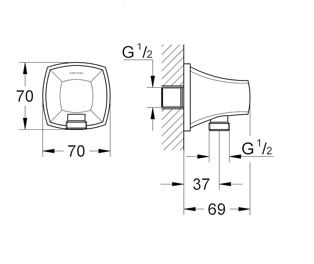 Đầu nối ra nước Grohe 27970IG0