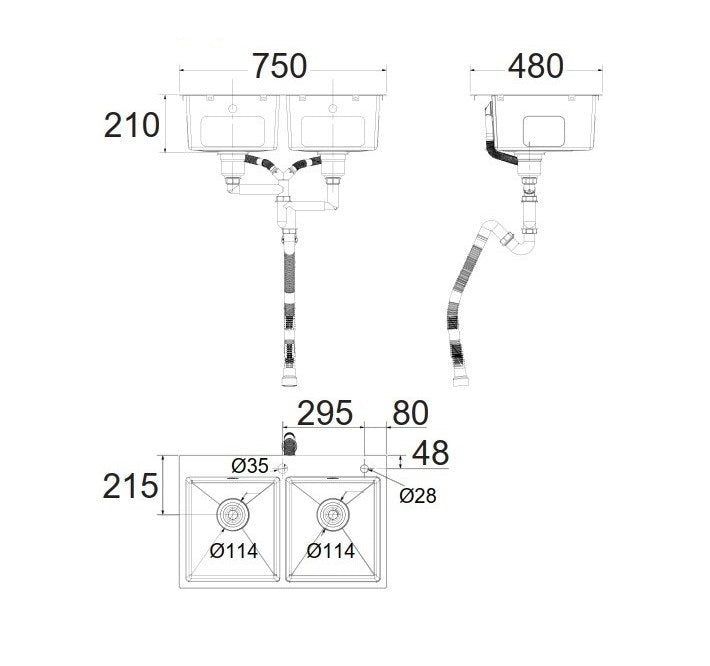 Chậu bếp American Standard FFASX123