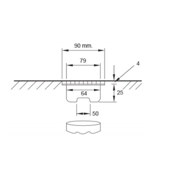 Phễu Thoát Sàn American Standard A-8201-N
