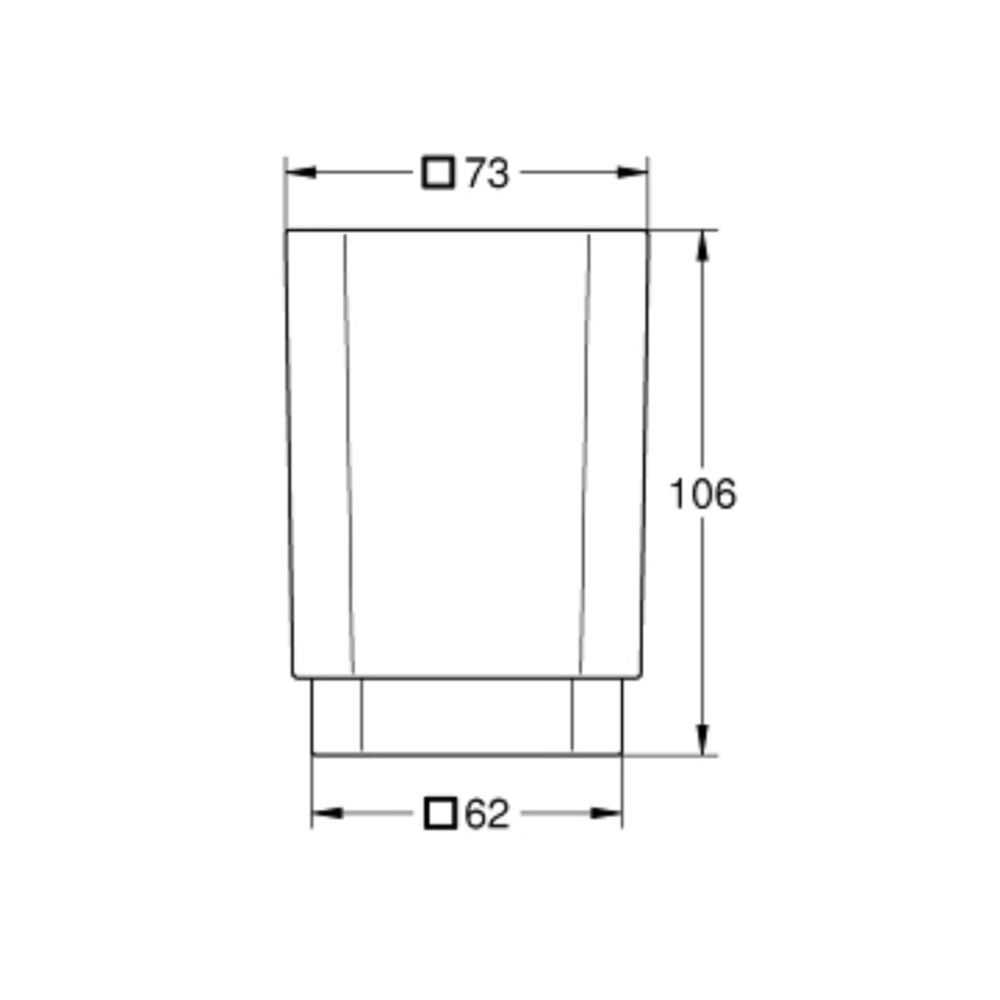 Cốc thủy tinh Grohe Selection Cube 40783000