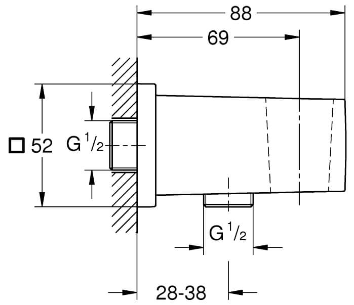 Gác sen Grohe Euphoria Cube 26370000