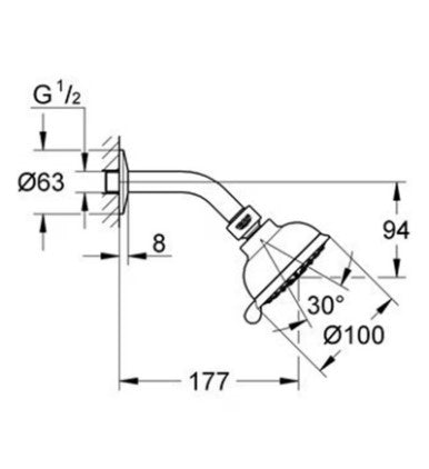 Bát sen Grohe Tempesta Rustic 100 26089000