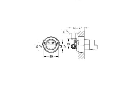 Bộ trộn âm Grohe 32962000