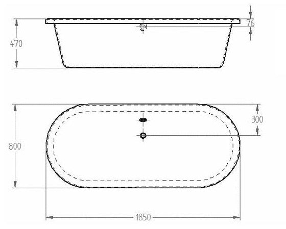 Bồn tắm Grohe Eurosmart 39151000 (Không có yếm)