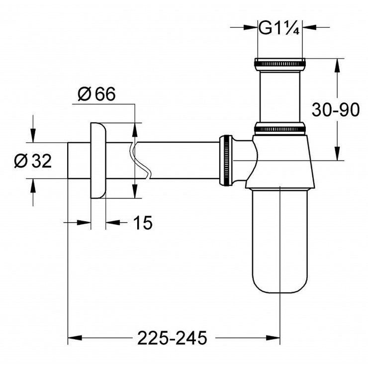 Ống thải Grohe 28920000