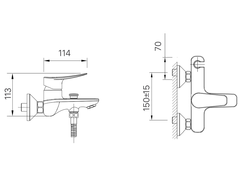 Sen tắm nóng lạnh Inax BFV-503S