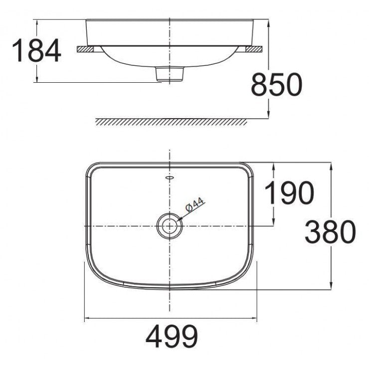 Chậu rửa đặt trên bàn American Standard Loven WP-0638
