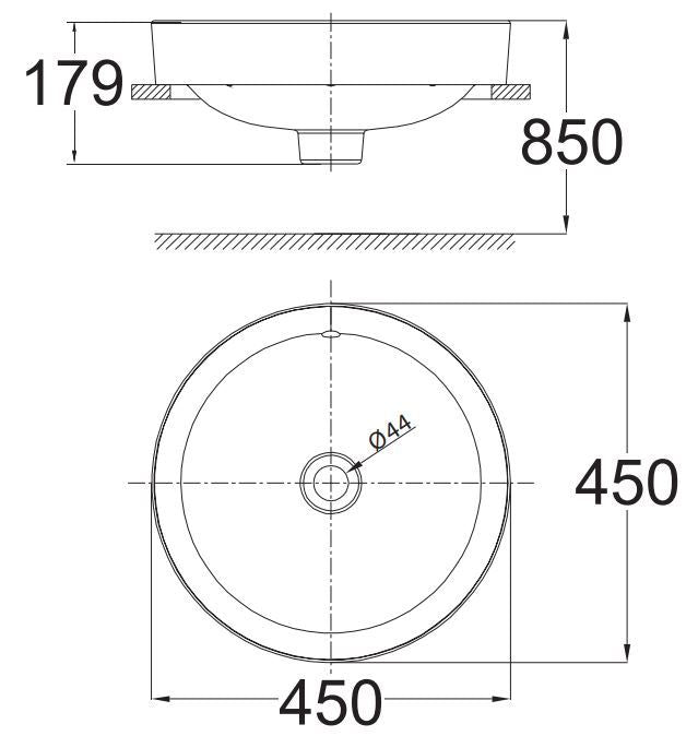 Chậu rửa đặt bàn American Standard Loven WP-0639