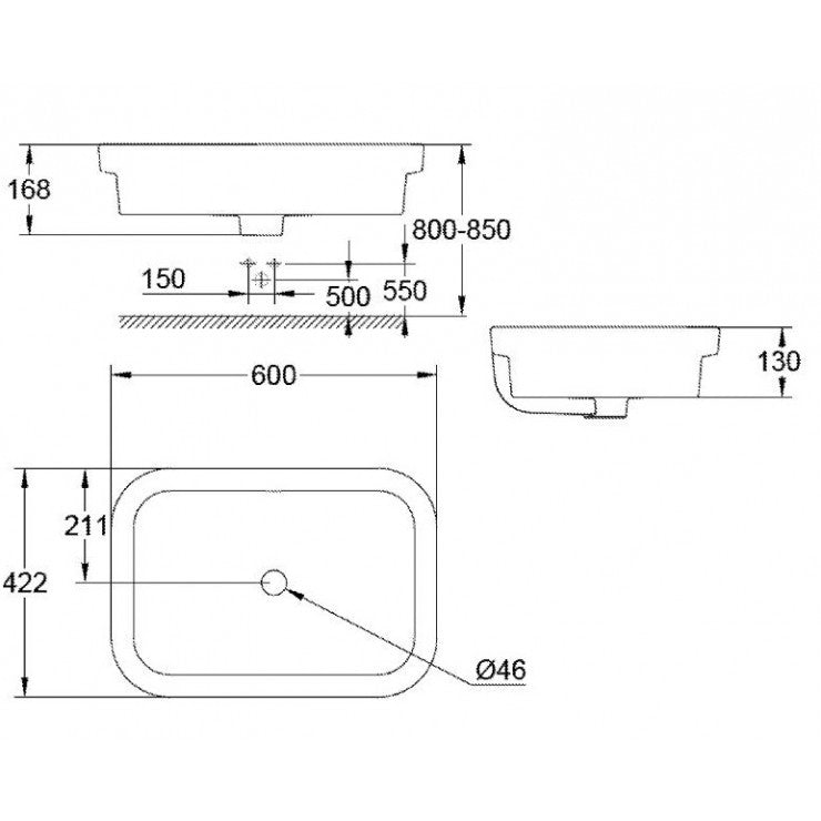 Chậu đặt bàn Grohe Eurosmart 39124001