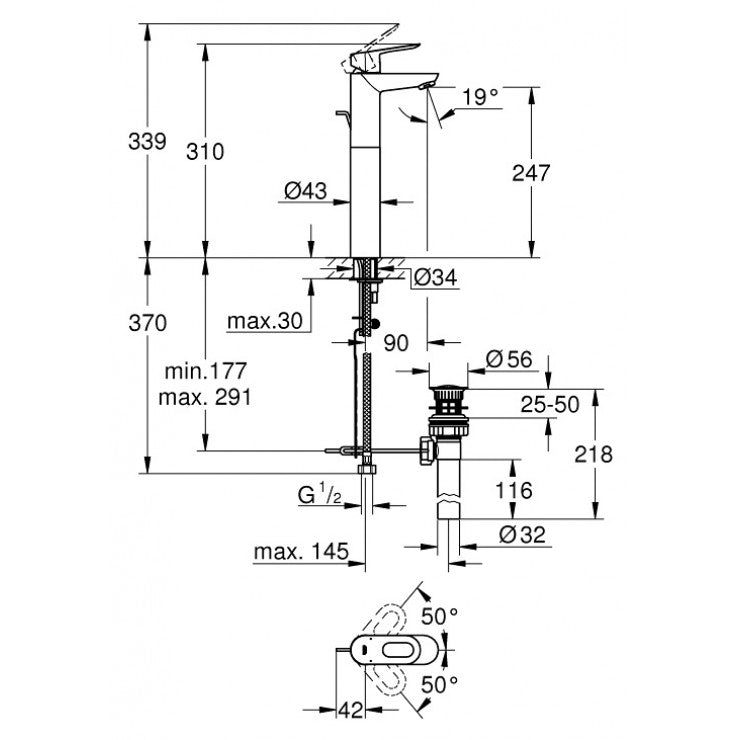 Vòi chậu Grohe 32856000