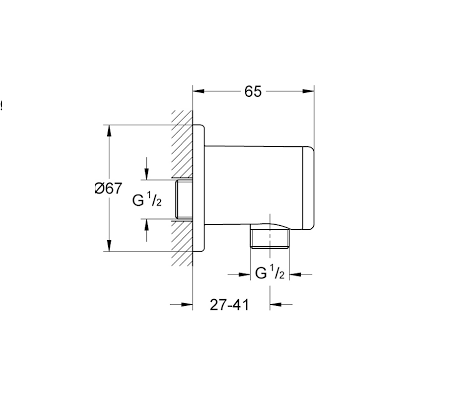 Đầu ra nước Grohe 28626000