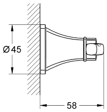 Móc áo Grohe Grandera 40631IG0