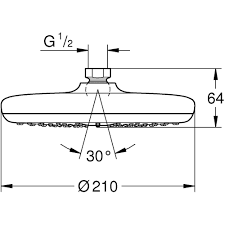 Bát sen Grohe Tempesta 210 26408000