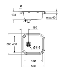 Chậu bếp Grohe K200 31504SD0