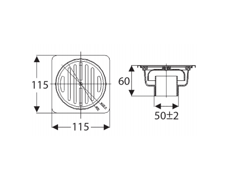 Phễu Thoát Sàn American Standard FD-1150