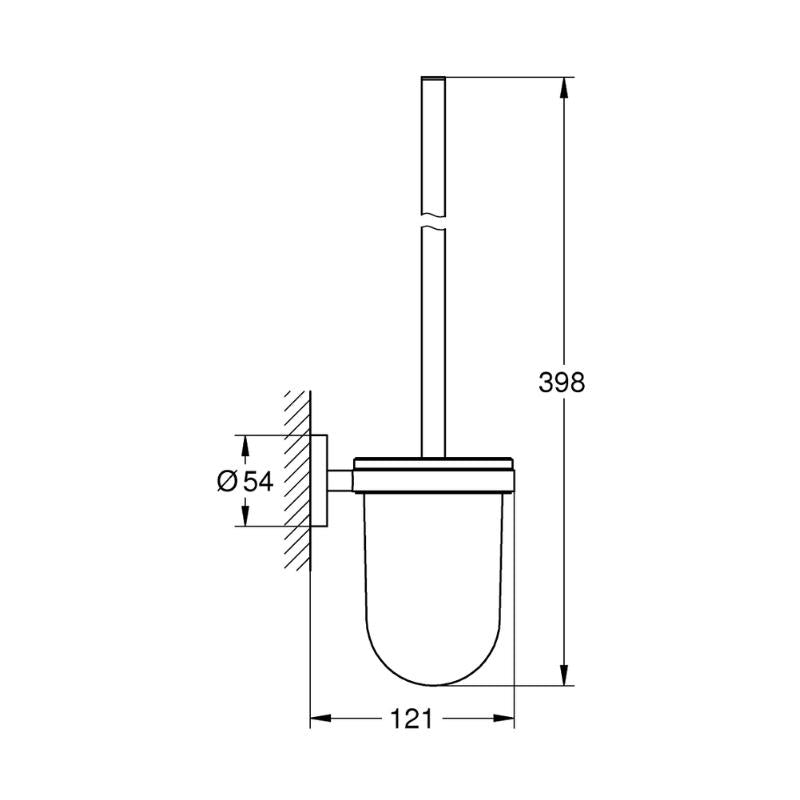 Bộ cọ tolet Grohe Essentials 40374DL1