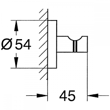 Móc áo Grohe Essentials 40364GN1