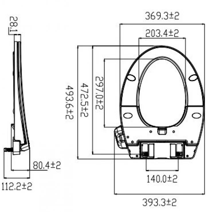 Bàn cầu Active với nắp thông minh American Standard VF-2011SW