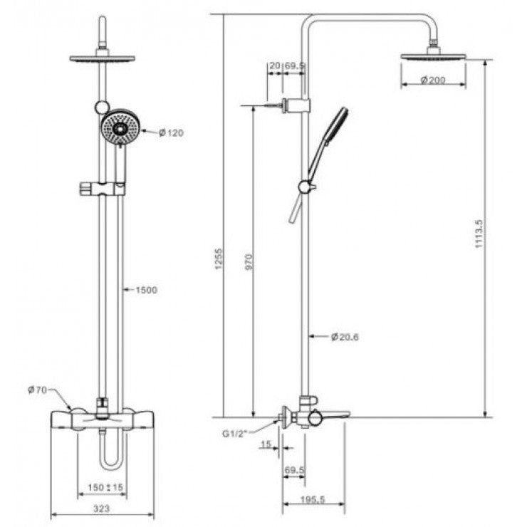 Sen cây cảm biến nhiệt American Standard WF-4952