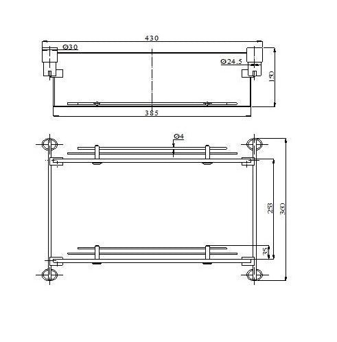 Kệ kính BAO BN500