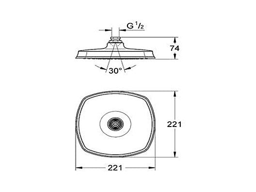 Bát sen Grohe Grandera 210 27974000