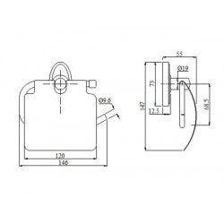 Móc giấy vệ sinh BAO M2-2003
