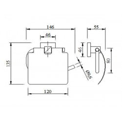 Móc giấy vệ sinh BAO BNV03