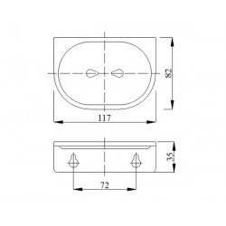 Kệ đựng xà phòng BAO XP006