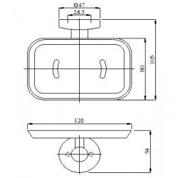 Kệ đựng xà phòng BAO M5-506