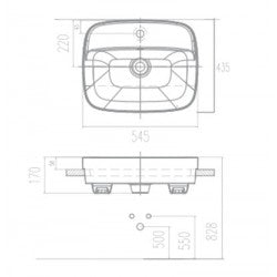Chậu bán âm American Standard VF-0320