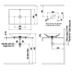 Chậu đặt bàn Inax AL-S610V