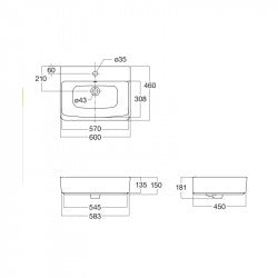 Chậu rửa đặt bàn American VF-0620