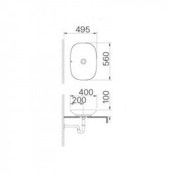 Chậu đặt bàn Inax AL-S620V