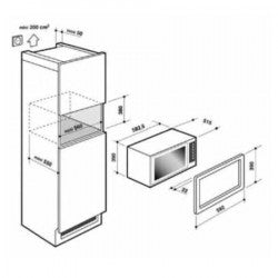 Lò vi sóng DE DIETRICH DME-1129X
