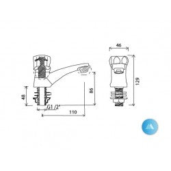 Vòi lạnh American Standard W.116