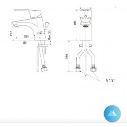 Vòi nóng lạnh American Standard WF-0301
