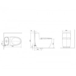 Bàn cầu một khối Inax AC-1052VN