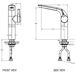 Vòi chậu nóng lạnh American Standard WF-6802