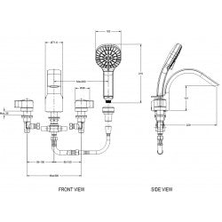 Vòi xả bồn tắm American Standard WF-6800