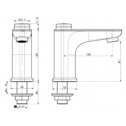 Vòi chậu American Standard EasyFLO WF-T823B