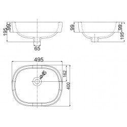 Chậu đặt bàn American Standard 0950-WT