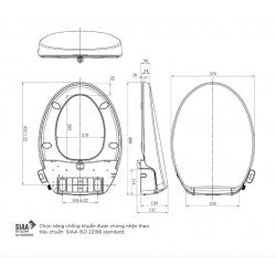 Bàn cầu nắp rửa cơ American Standard VF-2011S